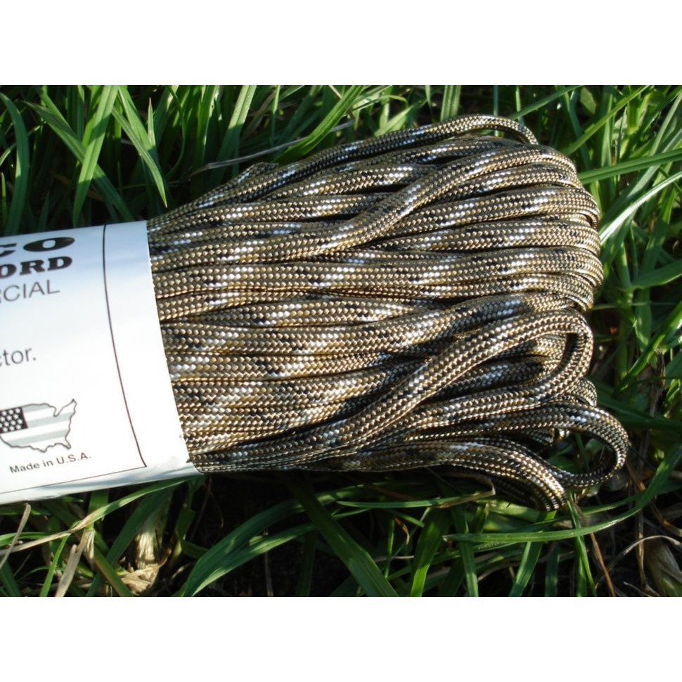 Паракорд Rothco Nylon Paracord 550 Type III (desert camo 182) в наявності