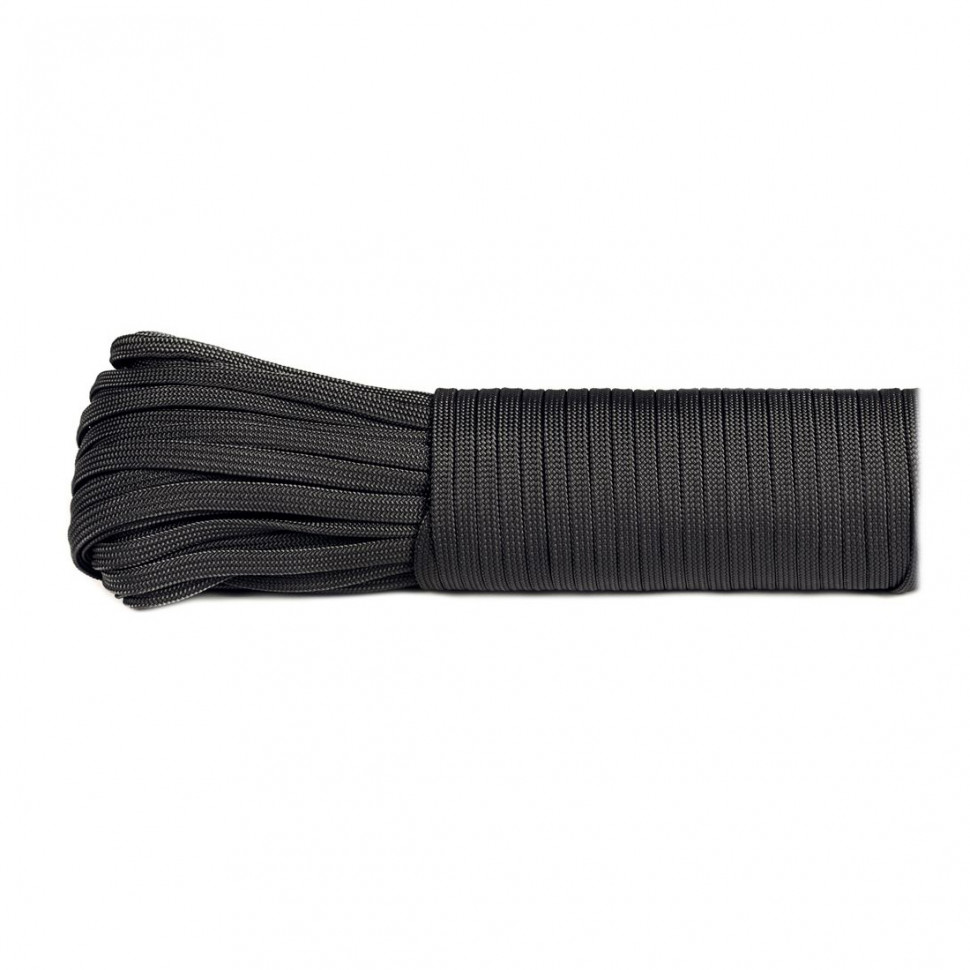 Паракорд без сердечника Fibex Nylon Coreless Paracord (016-Н чорний) в наявності