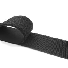 Липучка 50 мм VELCRO (гачок+петля) чорна
