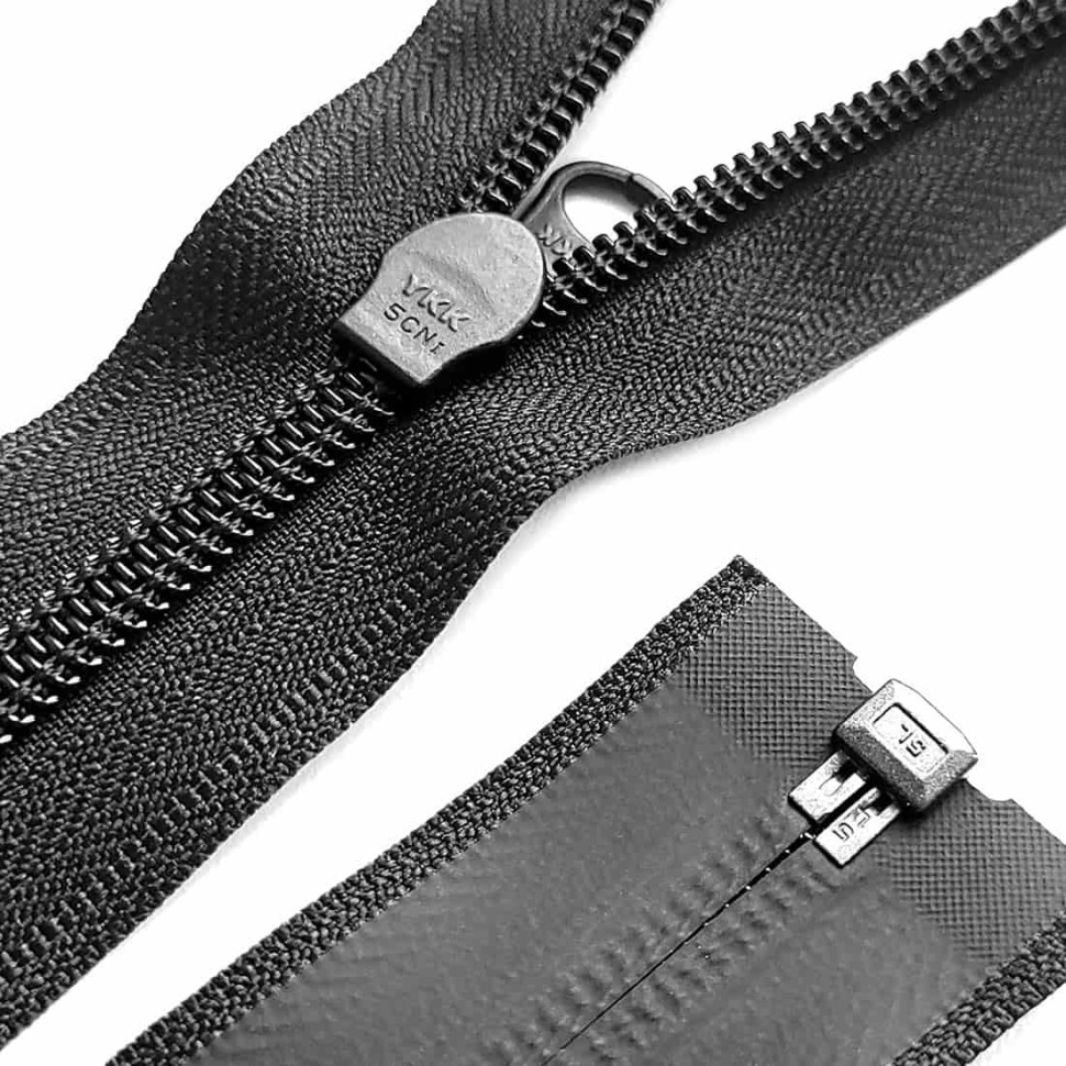 Блискавка вологозахисна 60 см YKK Т-5 (Aquacheat®) чорна в наявності