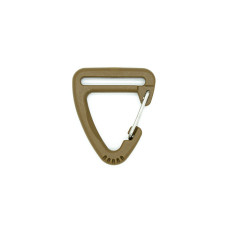 Карабін 25 мм Woojin (Triangle Metal Hook) Coyote Brown