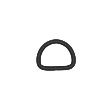 Півкільце 25 мм (D-ring) метал чорне