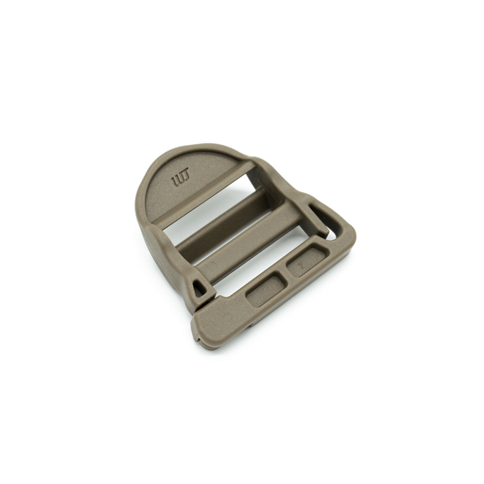 Пряжка трищелева 25 мм Woojin (Safety QA Lock) койот браун в наявності