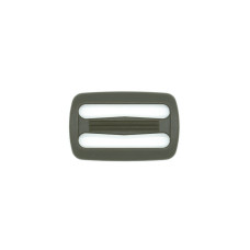 Пряжка двощелева 40 мм Woojin (Standard Weblock) OD green (Нейлон 6.6)