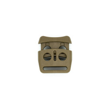 Фіксатор подвійний 2х3мм Woojin (Face C-L with Hole) Coyote brown