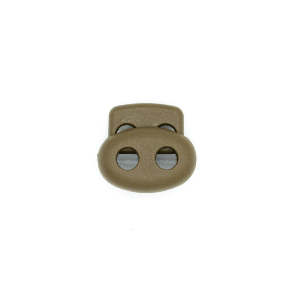 Фіксатор шнура 4 мм Woojin (H-I Cordlock middle) Coyote brown в наявності