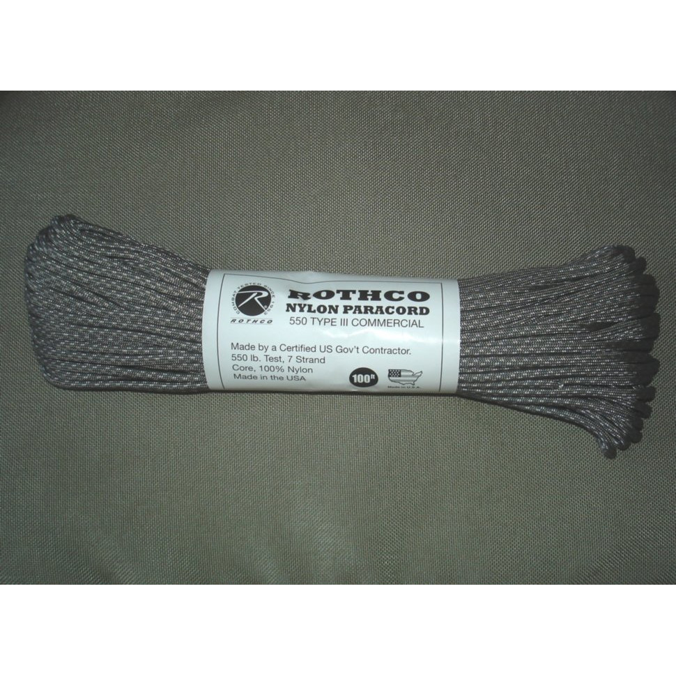 Паракорд Rothco Nylon Paracord 550 Type III (ACU digital camo 192) в наявності