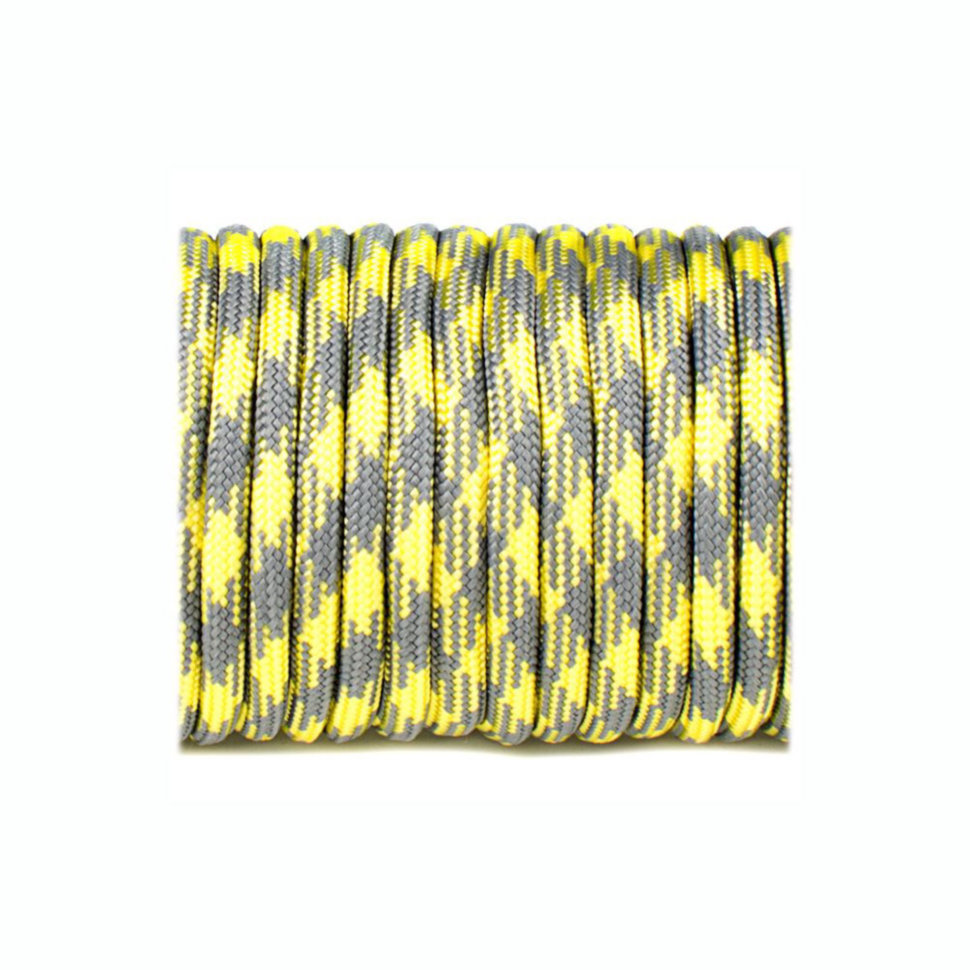 Паракорд Fibex Nylon Paracord 550 Type III (371 grey yellow) в наявності