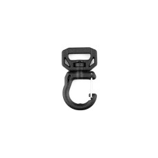 Карабін 10 мм Woojin (Swivel Key Round Hook) чорний