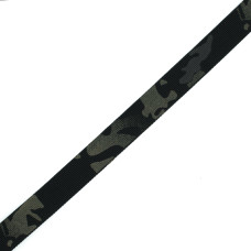  Стрічка 25 мм MultiCam Black (мультикам блек) одностороння