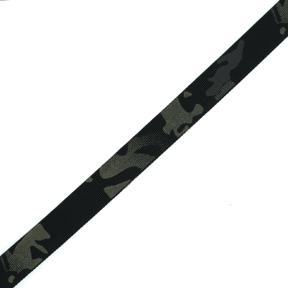 Стрічка 25 мм MultiCam Black (мультикам блек) одностороння в наявності