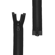 Блискавка тракторна 75 см з 2 бігунками YKK 5VS (чорний 580)