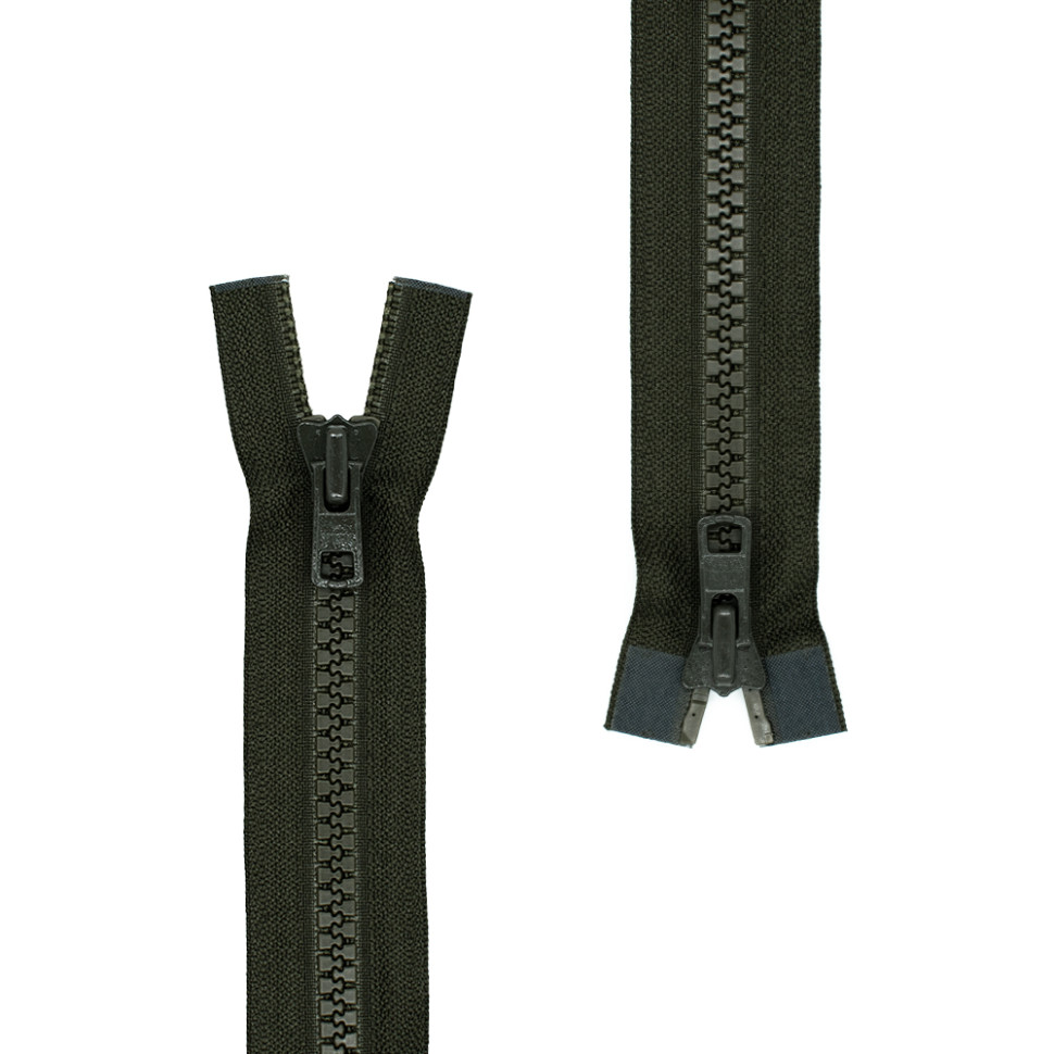 Блискавка тракторна 80 см YKK 8VS (хакі 223) 2 бігунки в наявності