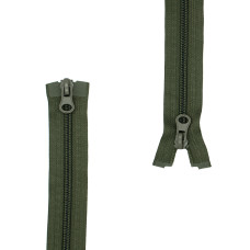 Блискавка спіральна 90 см Max Zipper T-8 (хакі) 2 бігунки