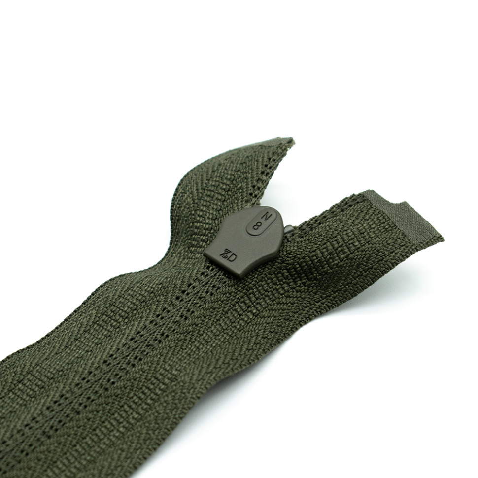 Блискавка спіральна 90 см Max Zipper T-8 (хакі) 2 бігунки в наявності