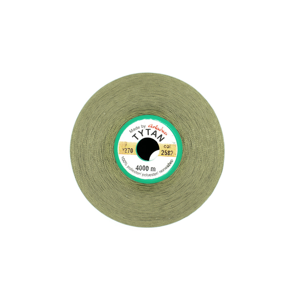 Нитки №40 TYTAN Ariadna (олива №2582) 4000м в наличии