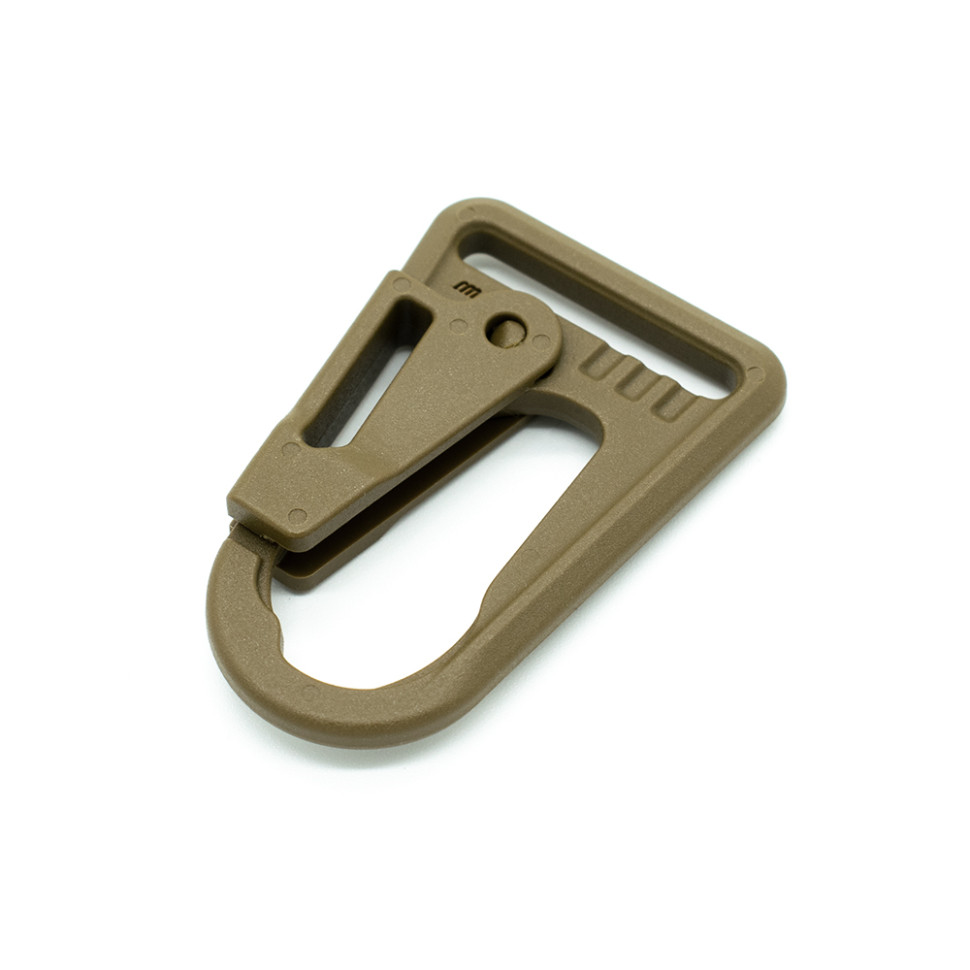 Карабин 25 мм Woojin (Tactical Hook) Coyote Brown в наличии