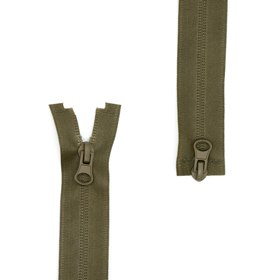 Блискавка спіральна 80 см Max Zipper T-5 WR (койот) 2 бігунки в наявності