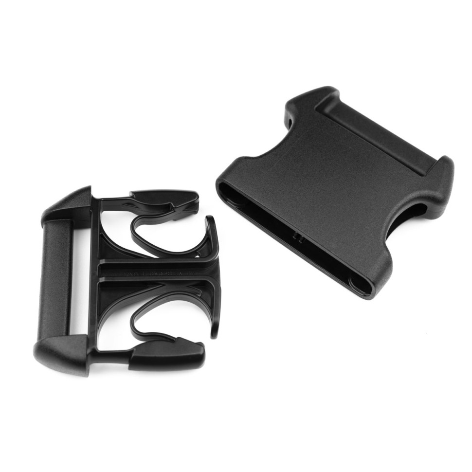 Фастекс 38 мм Woojin (Hip Belt Single Bar Stealth) чёрный в наличии