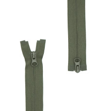 Блискавка спіральна реверсна 70 см Max Zipper T-5 (хакі) 2 бігунки