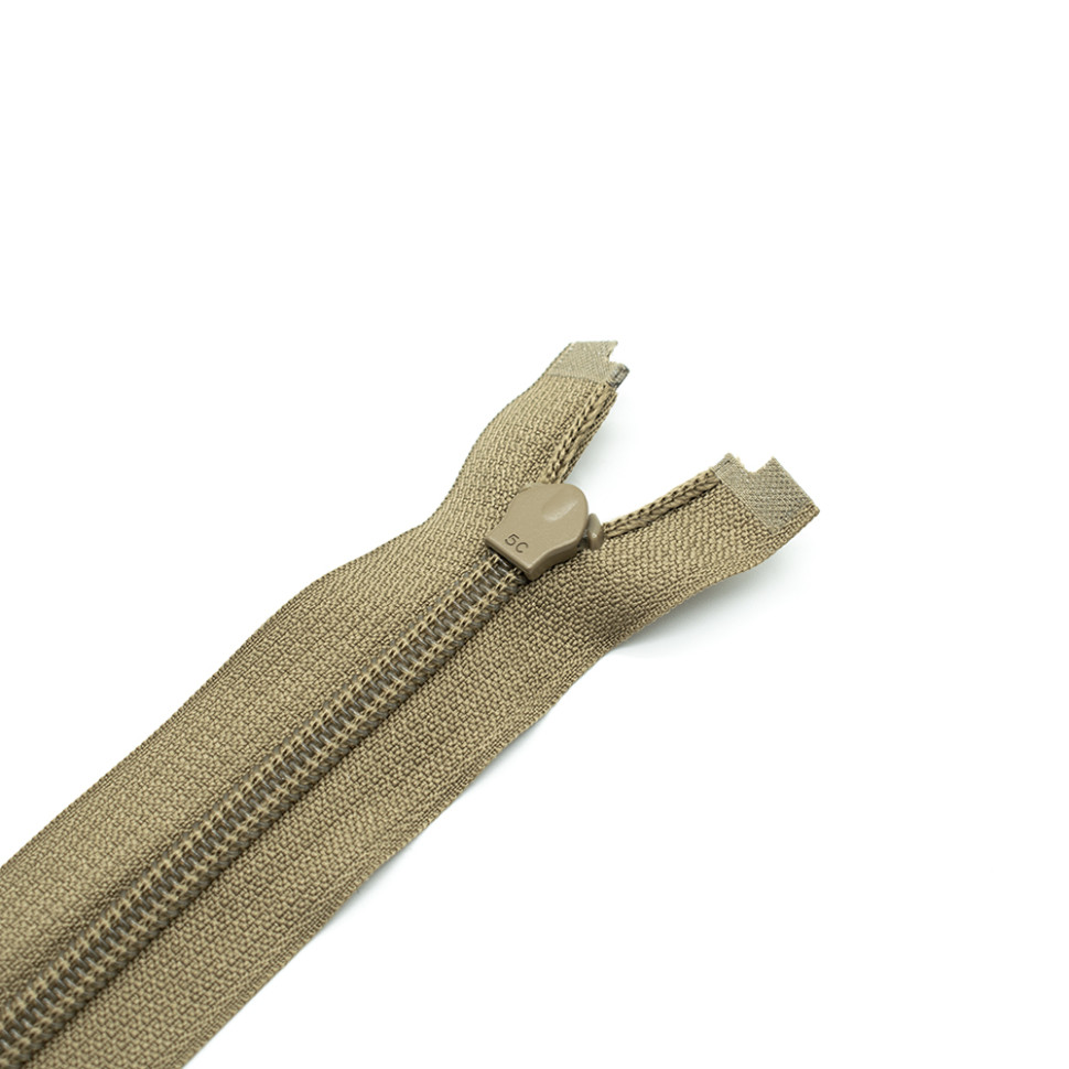 Блискавка спіральна реверсна 80 см Max Zipper T-5 (койот) 2 бігунки в наличии