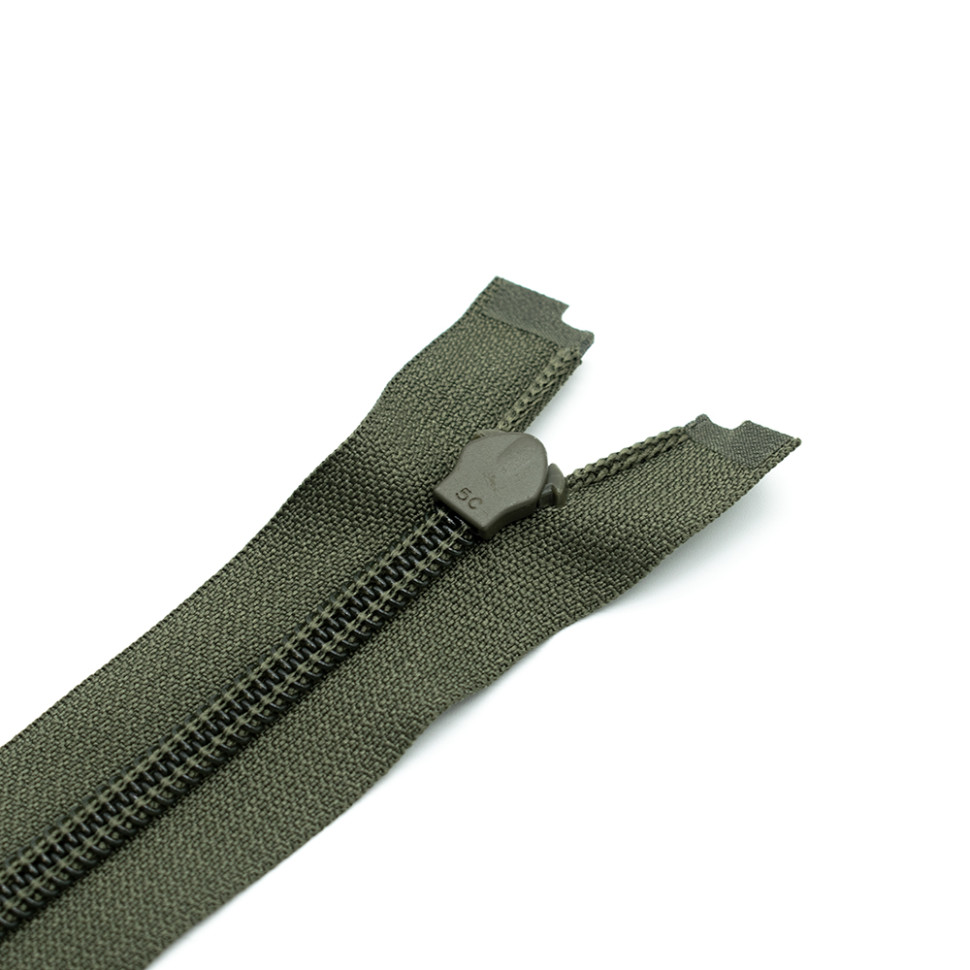 Блискавка спіральна реверсна 80 см Max Zipper T-5 (хакі) 2 бігунки в наличии