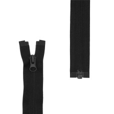 Блискавка спіральна реверсна 70 см Max Zipper T-5 (чорний) 