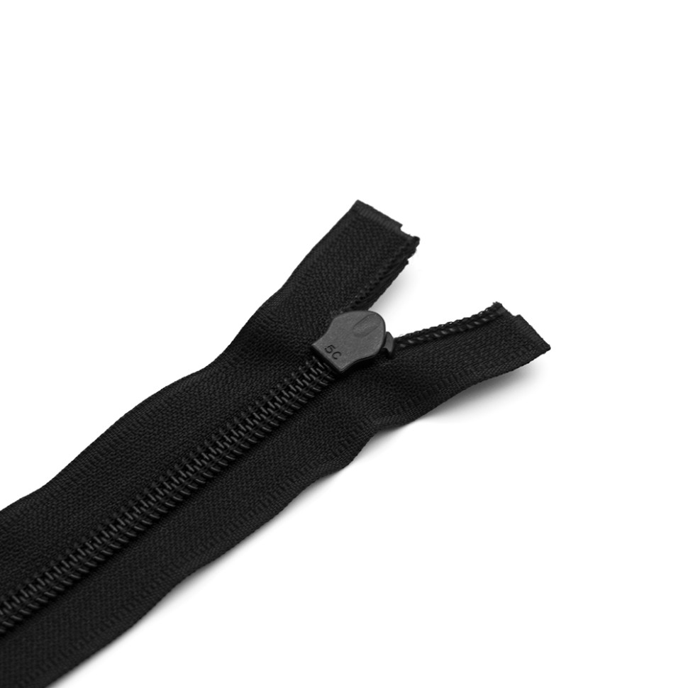 Блискавка спіральна реверсна 70 см Max Zipper T-5 (чорний) в наличии
