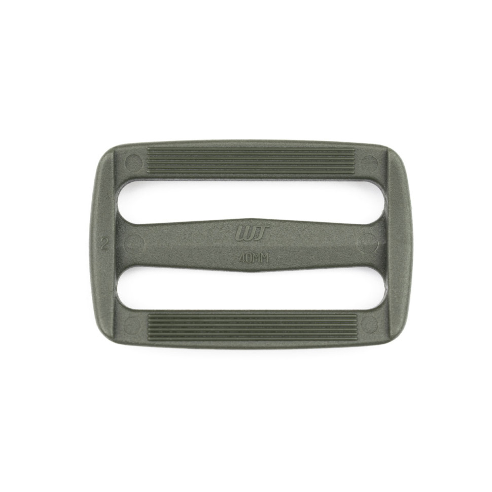 Пряжка двощелева 40 мм Woojin (Standard Weblock) OD Green в наявності