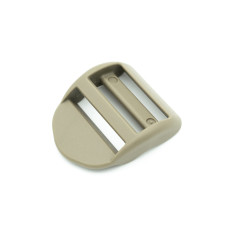 Пряжка трищелева 25 мм Woojin (Standard Release Curved Lock) Tan