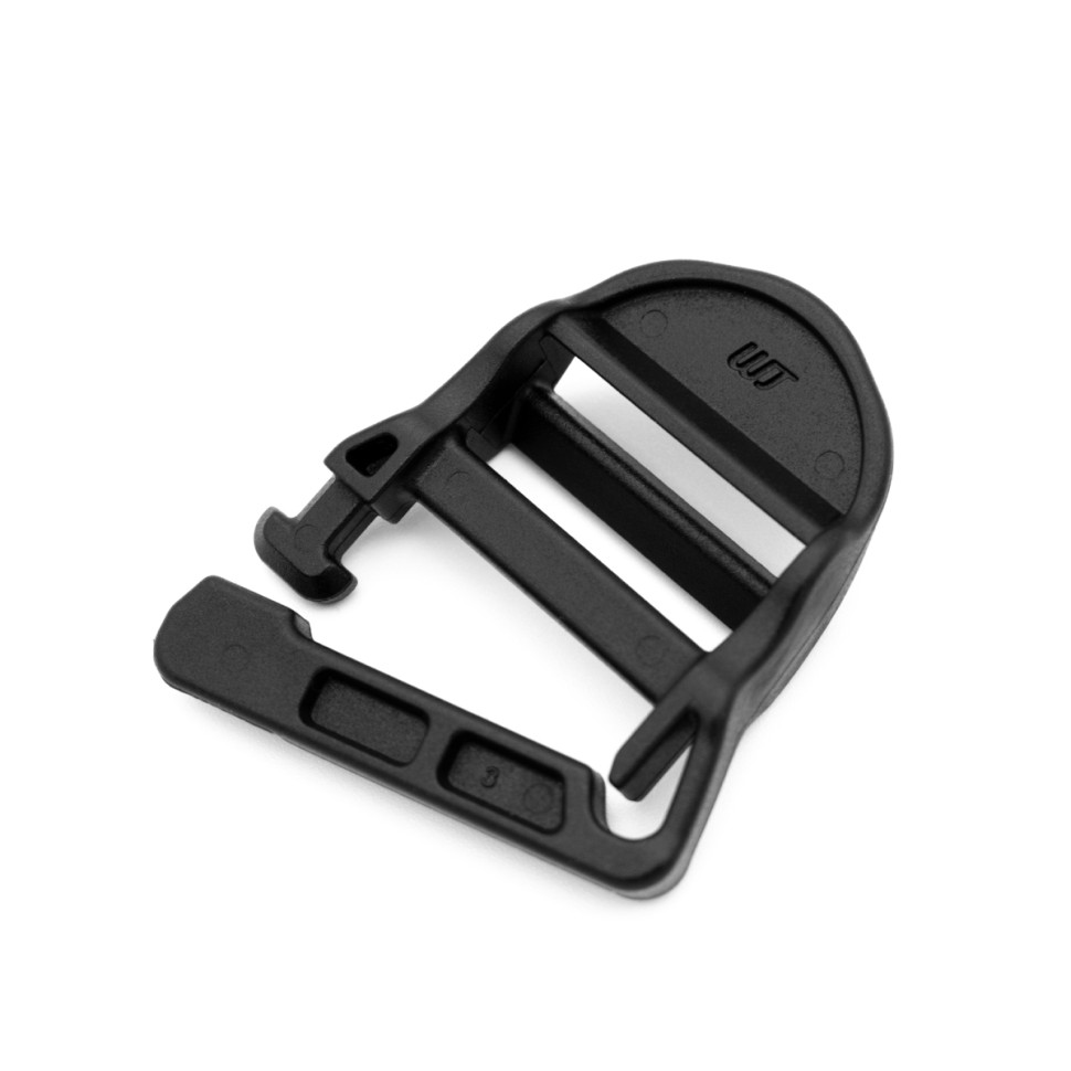 Пряжка трищелева 25 мм Woojin (Safety QA Lock) чорна в наявності