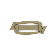 Пряжка двощелева 25 мм Woojin (Siamese Slik Clip) Coyote Brown