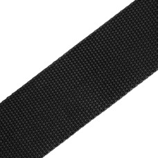 Стрічка ремінна 45 мм R (2454) чорна (товста 2,5 мм) 