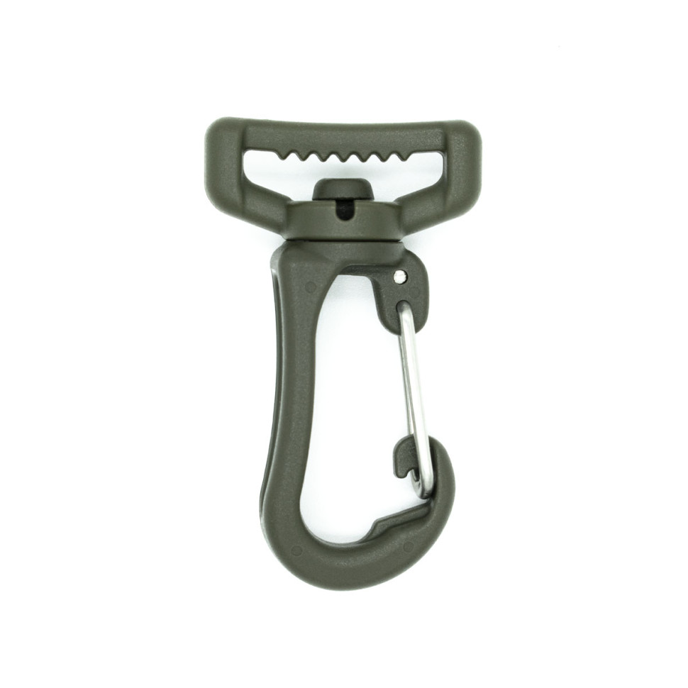 Карабін 25 мм Woojin (Stable Metal Hook) OD Green в наявності