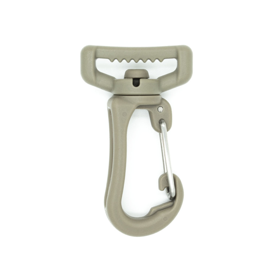 Карабін 25 мм Woojin (Stable Metal Hook) Tan в наявності
