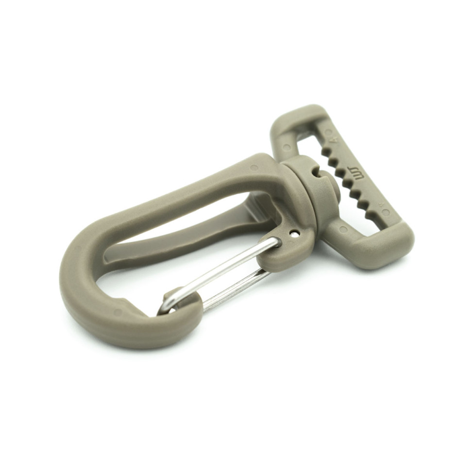 Карабін 25 мм Woojin (Stable Metal Hook) Tan в наявності