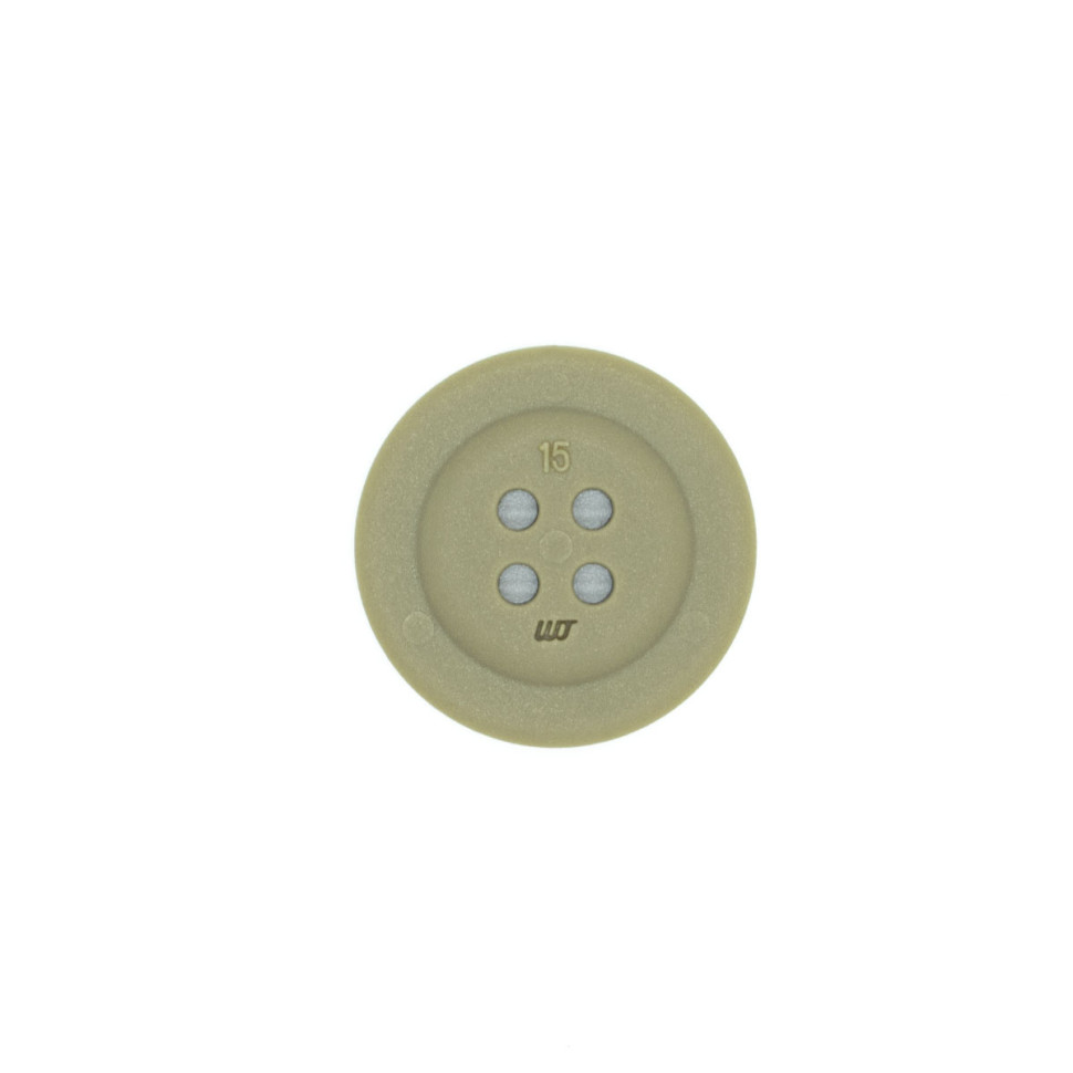 Гудзик 25 мм Woojin (4Hole Button) Coyote Brown в наявності