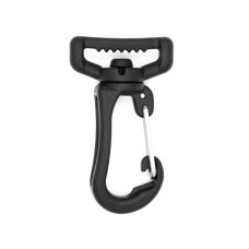 Карабін 25 мм Woojin (Stable Metal Hook) чорний