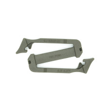 Пряжка двощелева 25 мм Woojin (Siamese Slik Clip) OD Green