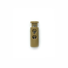 Фіксатор шнура Woojin (2 Hole Small Cord Lock) Coyote Brown