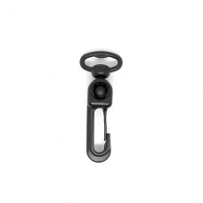 Карабін для ключів 16 мм Rotary Key Ring чорний