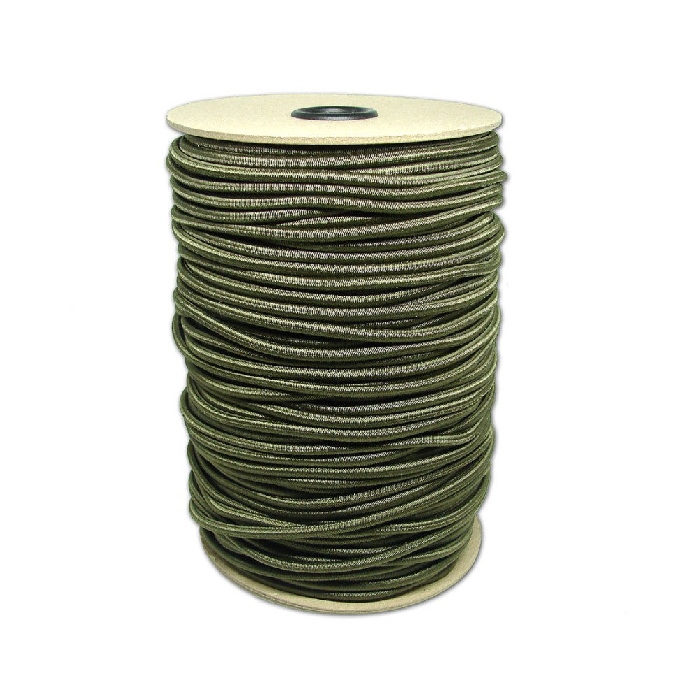Резинка кругла 3.6 мм Shock cord (нейлон) army green в наявності