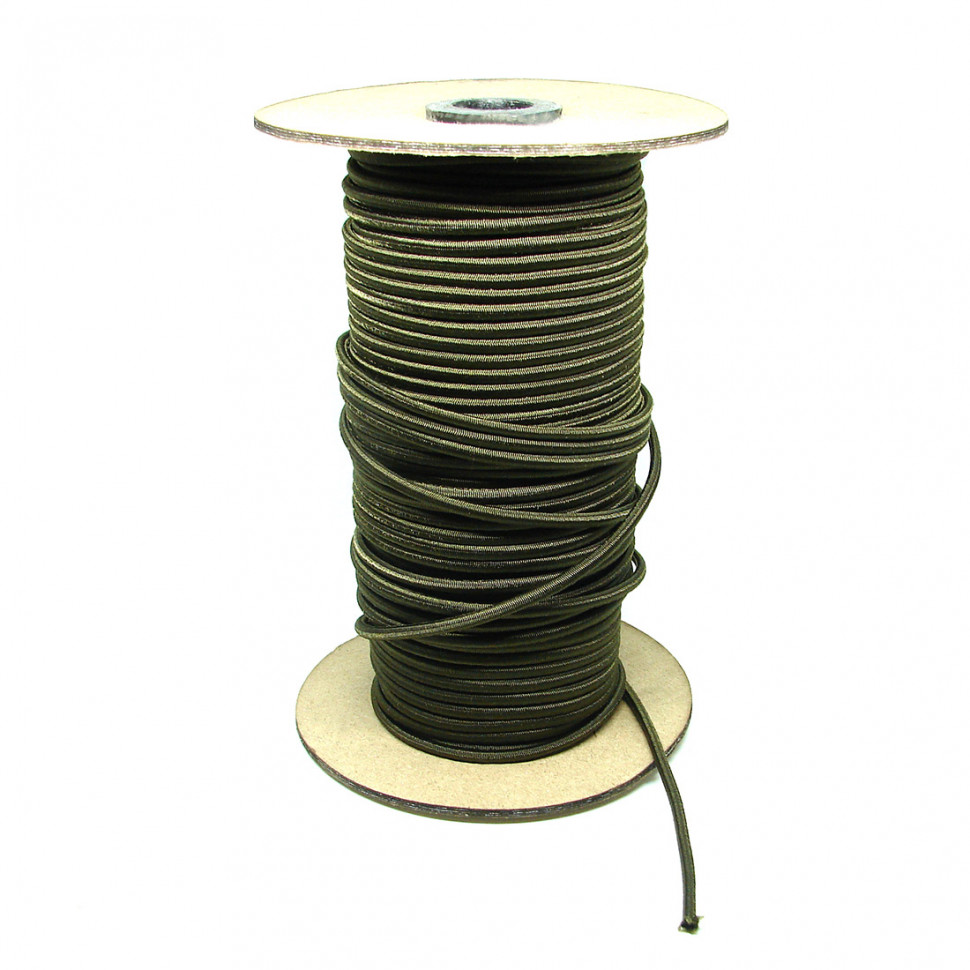 Резинка кругла 4,2 мм Shock cord (нейлон) army green в наявності
