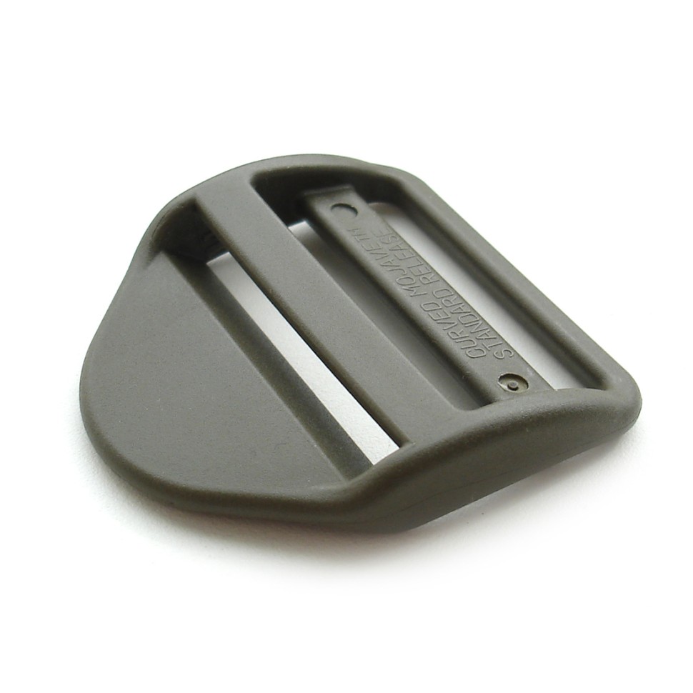 Пряжка трищелева 40 мм Woojin (Curved Lock) OD Green в наявності