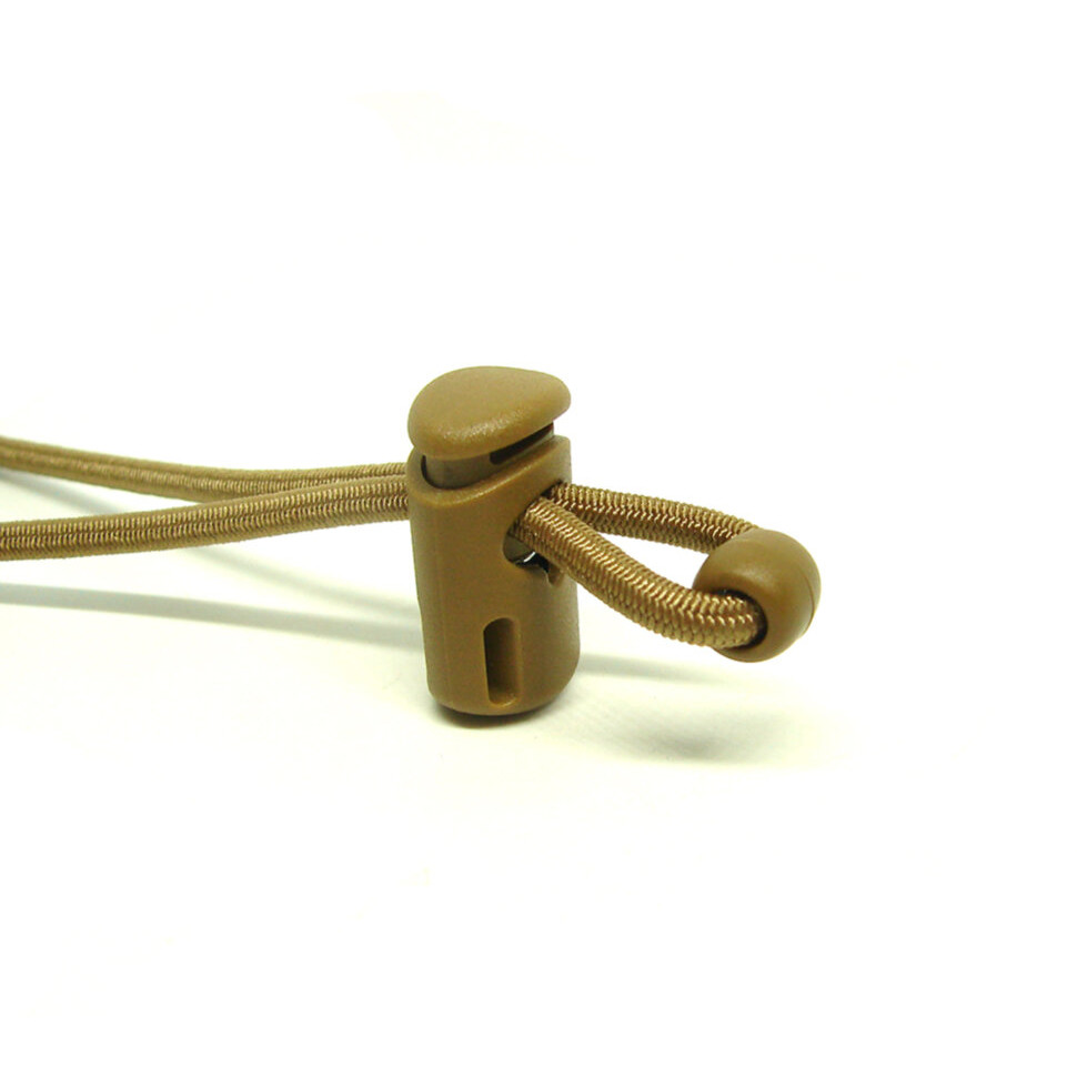 Бусина Ring Stopper 4мм (Woojin) Coyote Brown в наличии