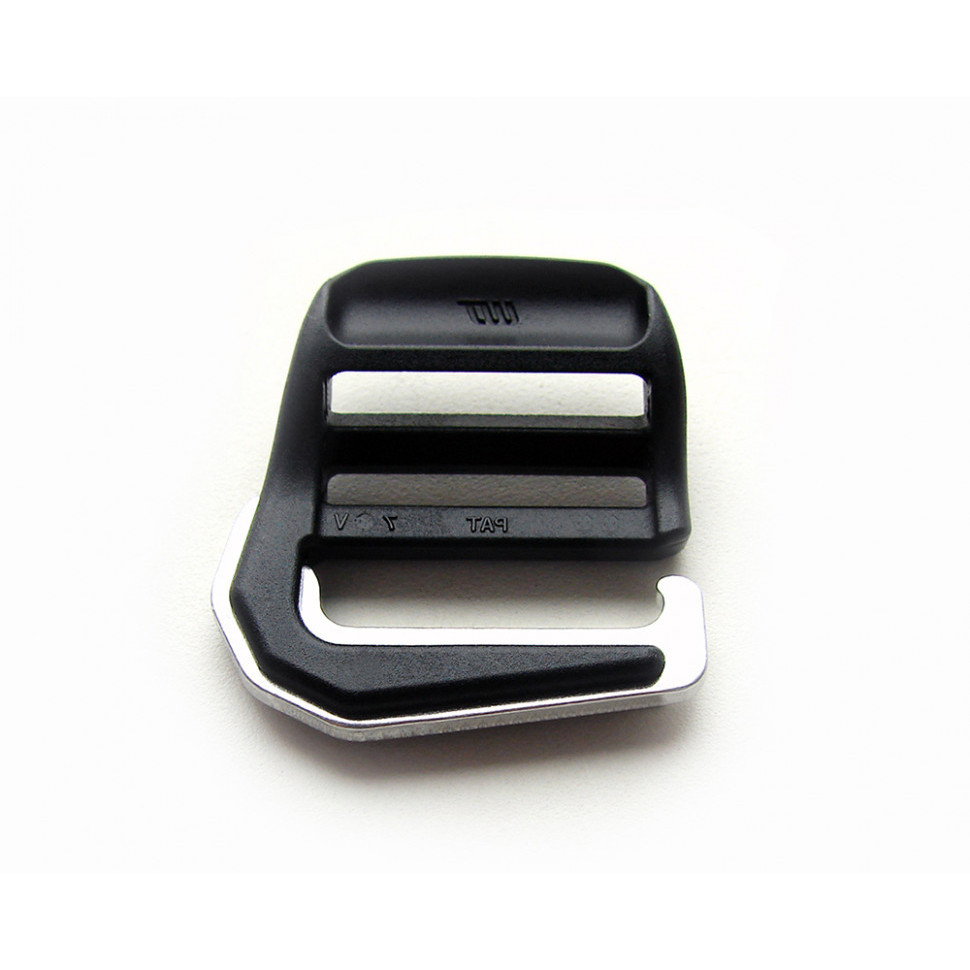 Пряжка компрессионная 25 мм (Metal Tension Hook) WOOJIN (left) чёрная в наличии