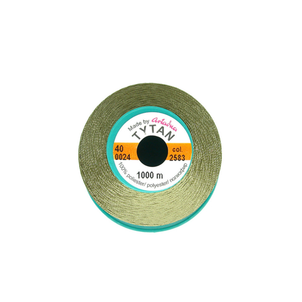 Нитки №40 TYTAN Ariadna (олива №2583) 1000м в наявності