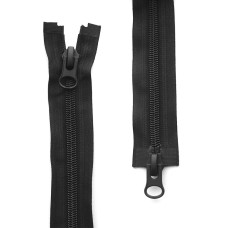 Блискавка спіральна 90 см Max Zipper T-5 (чорний) 2 бігунки