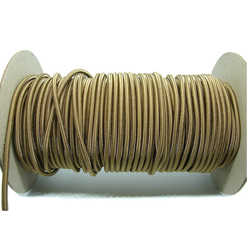 Резинка кругла 3.6 мм Shock cord (нейлон) coyote brown (012) в наявності